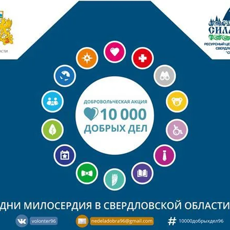Областная добровольческая акция «10 000 добрых дел в один день».