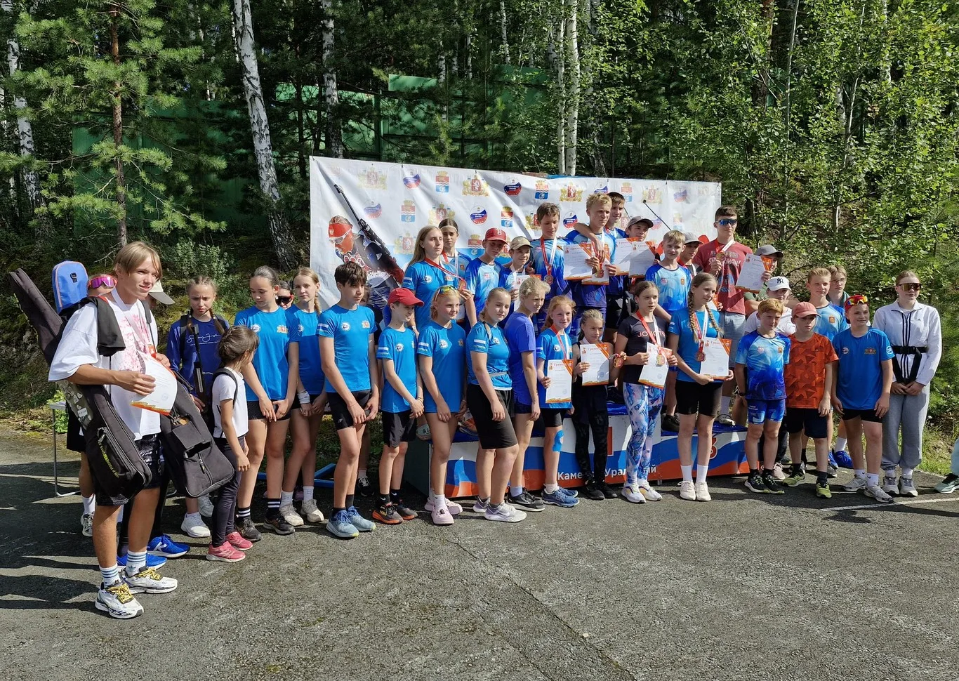 Первенство Свердловской области по биатлону(пневматика) в летних дисциплинах среди юношей, девушек 11-12 лет, 13-14 лет